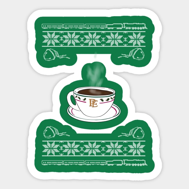 Polar express hot chocolate Sticker by bowtie_fighter